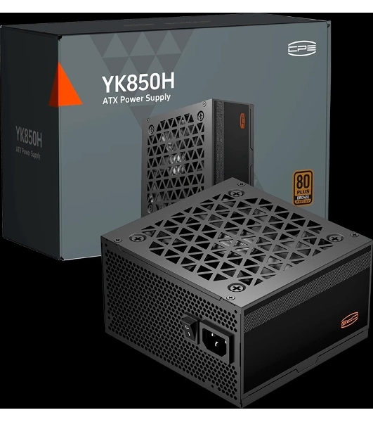 Блок питания ПК Power Supply PCCooler, 850W 80+ Bronze (ATX, ATX 3.1, Non-modular, 1x24(20+4)pin 550мм, 2xCPU*2 8(4+4)pin 650мм, 4xPCIe*2 8(6+2)pin 500+120мм, 1x12V-2x6 600мм, 8xSATA*3+MOLEX4pin*2, Active, 120x120мм, 140x150x86mm, APFC, OVP/UVP/OCP/SCP/OTP/OPP/SPD)
