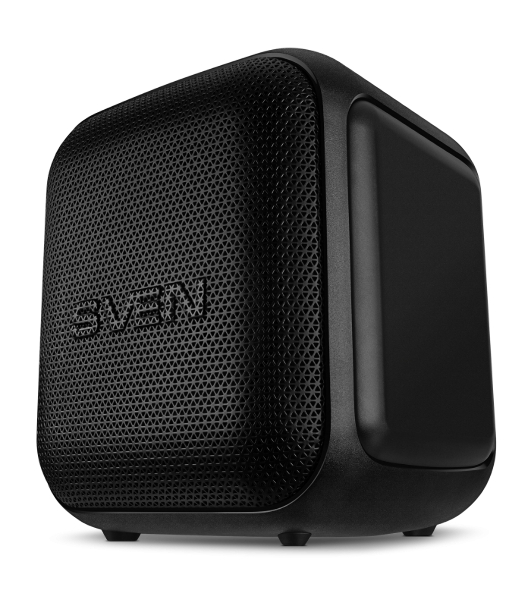 Портативная колонка SVEN PS-880, черный, 1.0, 110 Вт (RMS), Bluetooth, FM, USB, microSD, LED-дисплей, аккумулятор