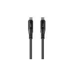 Кабель OLMIO SHIELD, Type-C - Type-C, 60W 3A, 1.2м, черный, фото 1