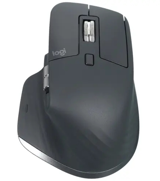 Мышь беспроводная Logitech MX Master 3s графитовый, 8000 dpi, радиоканал, Bluetooth, USB, кнопки - 7