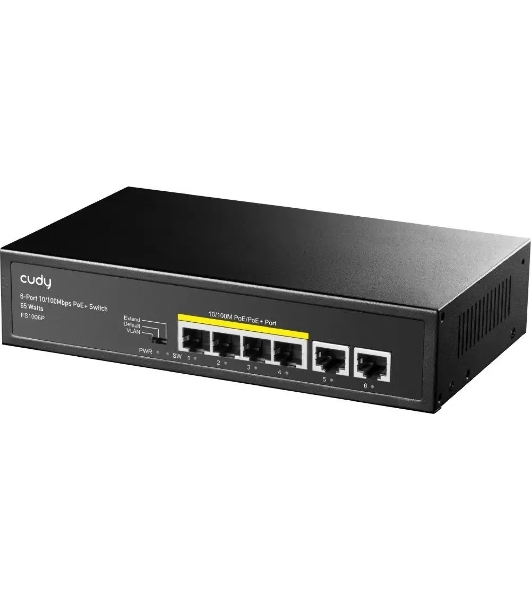 Коммутатор Cudy FS1006P, 6×100 Мбит/с