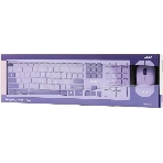 Комплект клавиатура + мышь Acer OCC205 беспроводной USB, 1200 dpi, фиолетовый, фото2