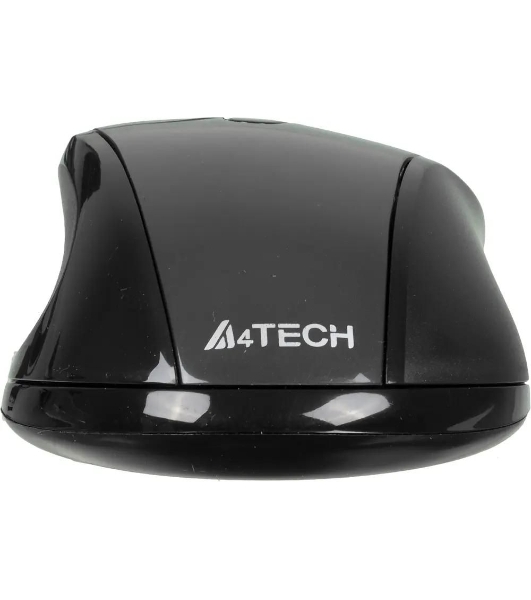 Мышь проводная A4Tech N-500F серый глянец/черный, 1200 dpi, USB, кнопки - 4