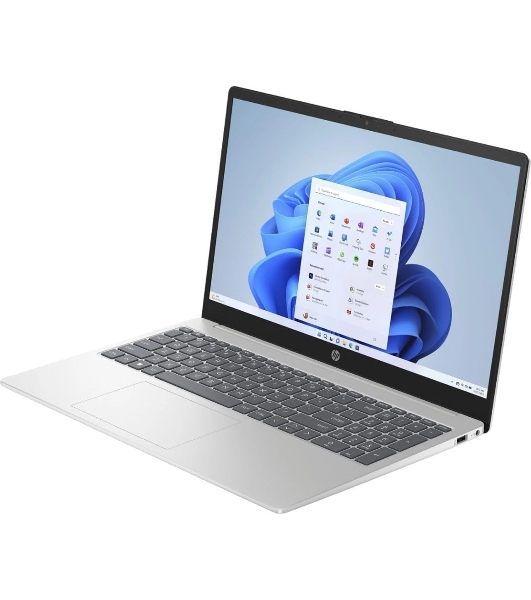 Ноутбук HP 15 15-fc0196nia 15.6'/IPS/AMD R5-7520U/8Gb/512Gb SSD/AMD Radeon 610M/noOS/серебристый/1.59kg