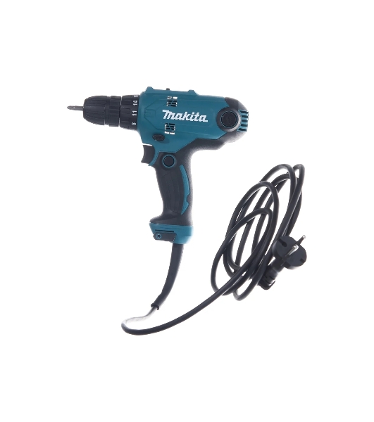 Дрель Makita DF0300 320Вт,БЗП-10мм,0-450\0-1500об\м,1.2кг,кор