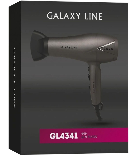 Фен Galaxy Line GL 4341 черный, 2400 Вт
