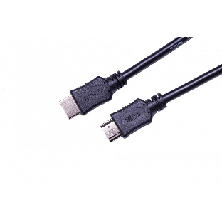 Кабель HDMI C-HM-HM-7.5M Wize, 7.5 м, v.2.0, 19M/19M, позол.разъемы, экран, черный, пакет