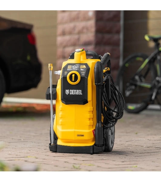 Мойка высокого давления Denzel K 50 Power, 2100 Вт, 150 бар, 600 л/ч, асинх. двиг.