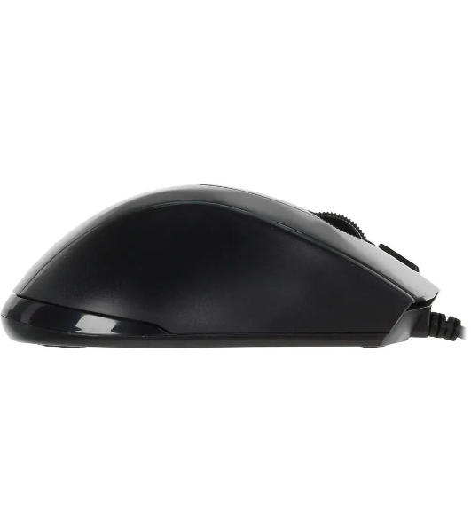 Мышь проводная A4Tech N-500F серый глянец/черный, 1200 dpi, USB, кнопки - 4
