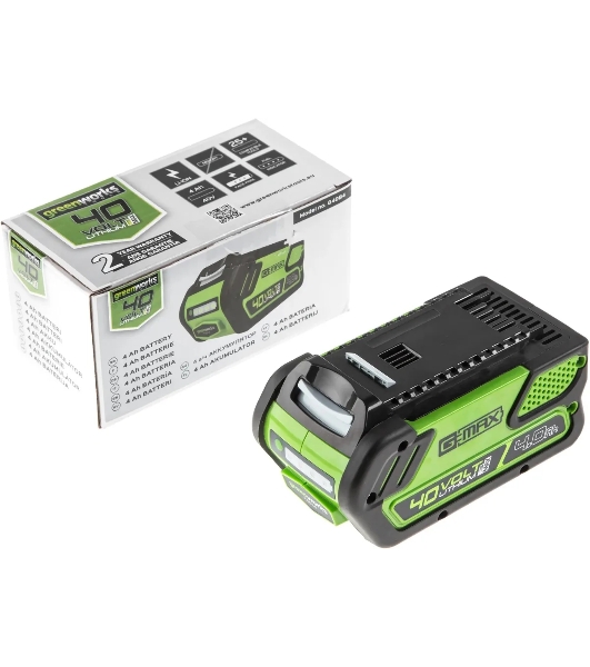 Снегоуборщик аккумуляторный GreenWorks GD40SSK4, 40V, 30 см, бесщеточный, с 1хАКБ 4 А.ч и ЗУ 2600807UB