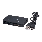 Кард-ридер Gembird FD2-MSD-4/черный/SD/TF/MicroSD/XD/MS/M2/CF/USB 2.0/пластик, фото4