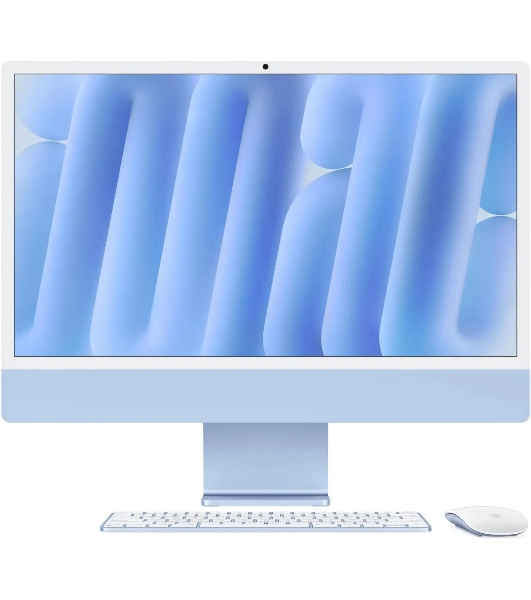 Моноблок Apple iMac 24' Blue (M4, 10C CPU, 10C GPU/16Gb/512Gb SSD) (MWV33ZP/A) Нужен переходник на EU