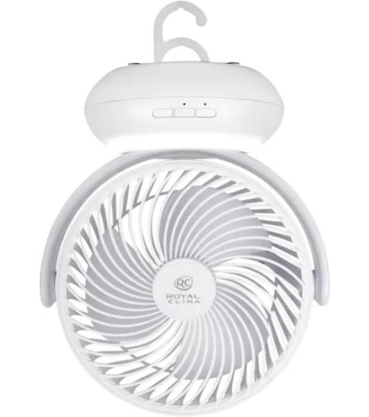 Вентилятор Royal Clima RSF-0701E-WT белый, настольный, 5 Вт, 3 скорости, 17 см