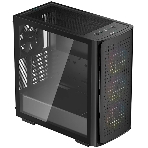 Компьютерный корпус Deepcool CK560 без БП, боковое окно (закаленное стекло), 3xARGB LED 120мм вентилятора спереди и 1x140мм вентилятор сзади, черный, ATX, фото10