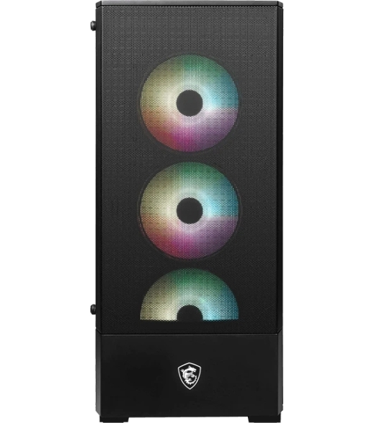 Компьютерный корпус MSI MAG FORGE 112R 2xUSB 3.0, 4x120мм ARGb Fan, ARGb Control Board, Tempered Glass Window, Brown Box (949679)