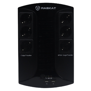 Источник бесперебойного питания ИБП Raskat VS-850VA 850VA, 510Вт, 6хCEE 7