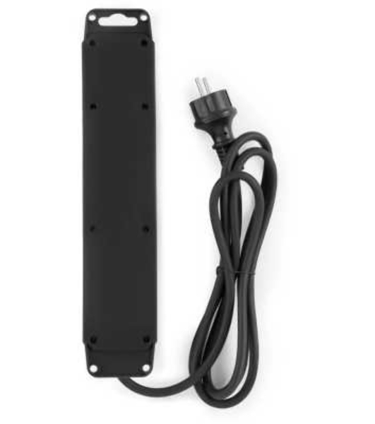 Сетевой фильтр Buro 400MDP-3-B 3 м, 4 розетки, черный, коробка