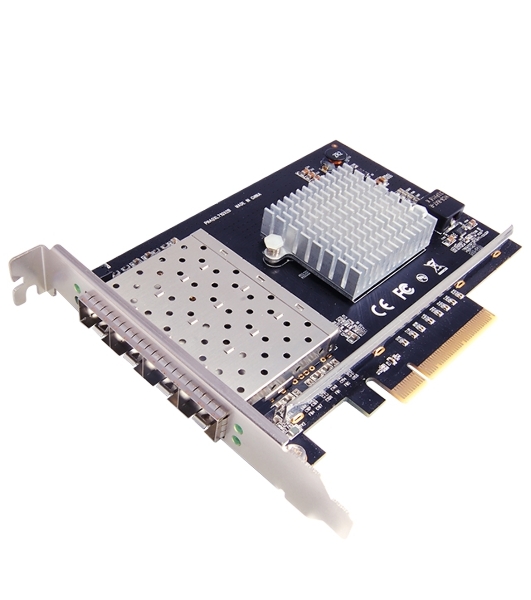Сетевая карта 10G Quad Port SFP+ PCIe Ethernet Adapter with Intel XL710-BM1 Chipset