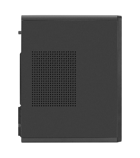 Корпус ExeGate BAA-503-AAA350, Mini-Tower, чёрный, 1 x 80/90 мм, БП 350 Вт