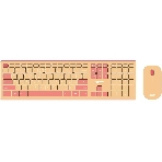 Комплект клавиатура + мышь Acer OCC205 беспроводной USB, 1200 dpi, розовый/бежевый, фото 1