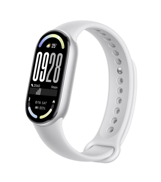 Фитнес-браслет Xiaomi Smart Band 10, 1.72' AMOLED, Bluetooth, IP68, серебристый