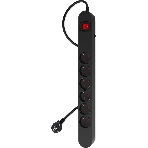 Сетевой фильтр Ippon NF-EU-1.8-10 1.8 м, 6 розеток, черный, коробка, фото3