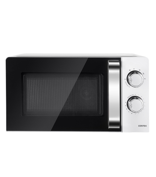 Микроволновая печь Centek CT-1575 белый, 20 л, 700 Вт, переключатели - поворотный механизм