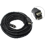 Кабель HDMI C-HM-HM-7.5M Wize, 7.5 м, v.2.0, 19M/19M, позол.разъемы, экран, черный, пакет, фото3