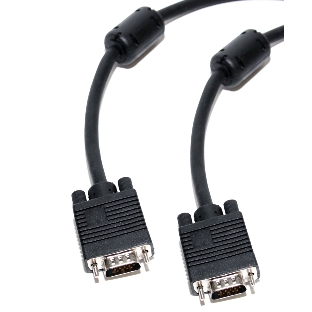Кабель VGA сигнальный 15M, 15M, ферр.кольца, 3м.5bites