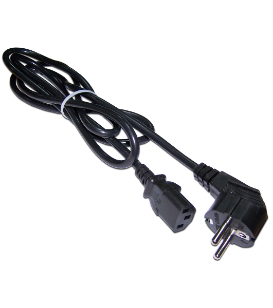 Шнур питания Lanmaster LAN-PP13/SHA-1.5-BK C13-Schuko проводник.:3x0.75мм2 1.5м 220В 10А черный