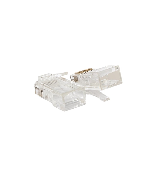 Коннектор RJ-45 TERACOM PRO неэкранированный 8P8C 30мкд Cat.5E универсальный (упак. 10 шт)