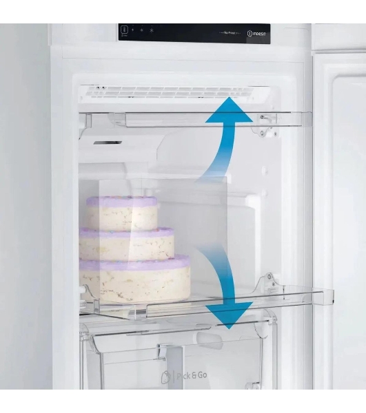 Морозильная камера Indesit DFZ 4150 белый, 204л, 6 ящиков