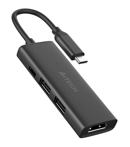 USB-концентратор A4Tech DST-40C, USB Type-C, USB/HDMI, USB Type-C