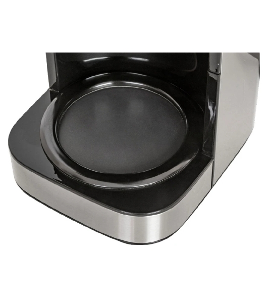 Кофеварка капельная Pioneer CM052D серебристый/черный, исп. кофе - молотый, 1.5 л, 900 Вт