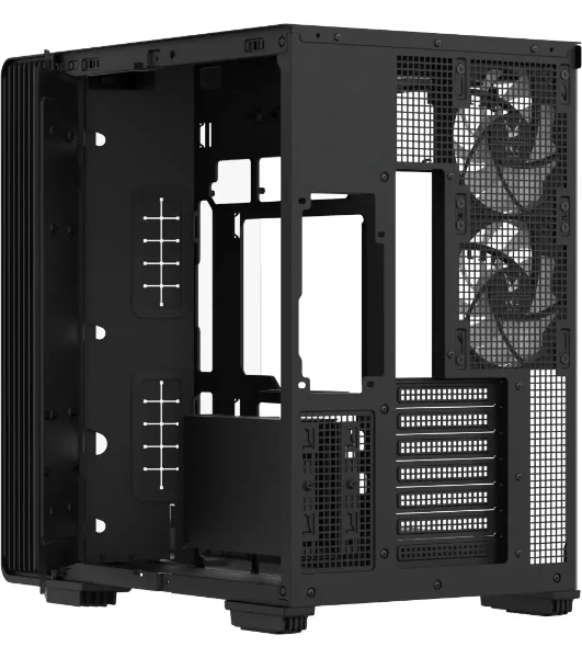Компьютерный корпус Formula Crystal Z7 PA черный без БП ATX 5x120мм 1xUSB3.0 1xUSB3.1 audio bott PSU