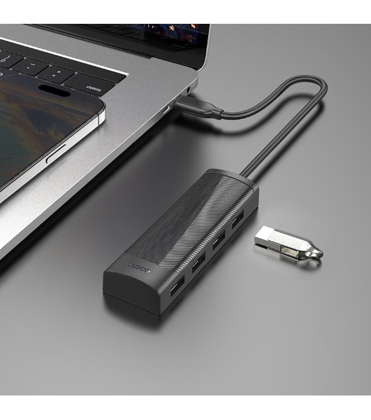 USB-концентратор Hoco HB41, USB Type-C, USB 3.0, USB Type-C