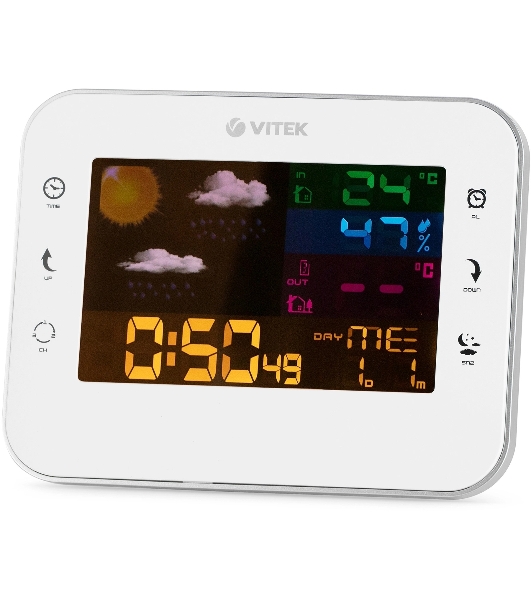 Погодная станция Vitek VT-6412 белый