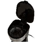 Кофеварка капельная Pioneer CM053D серебристый/черный, исп. кофе - молотый, 0.75 л, 600 Вт, фото3