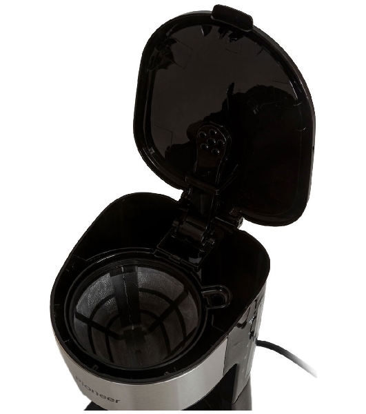 Кофеварка капельная Pioneer CM053D серебристый/черный, исп. кофе - молотый, 0.75 л, 600 Вт