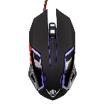 Мышь проводная Nakatomi MOG-20U черный, 2400 dpi, USB, кнопки - 6, фото3
