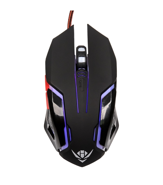 Мышь проводная Nakatomi MOG-20U черный, 2400 dpi, USB, кнопки - 6