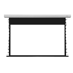 Экран с электроприводом Lumien Cinema Control 185x243 см (раб.область 132х235 см) (106') Matte White FiberGlass черная кайма по периметру, доп.черная область 47 см, триггер., RS232, IR, RF управл. в комплекте, белый корпус 16:9, фото2