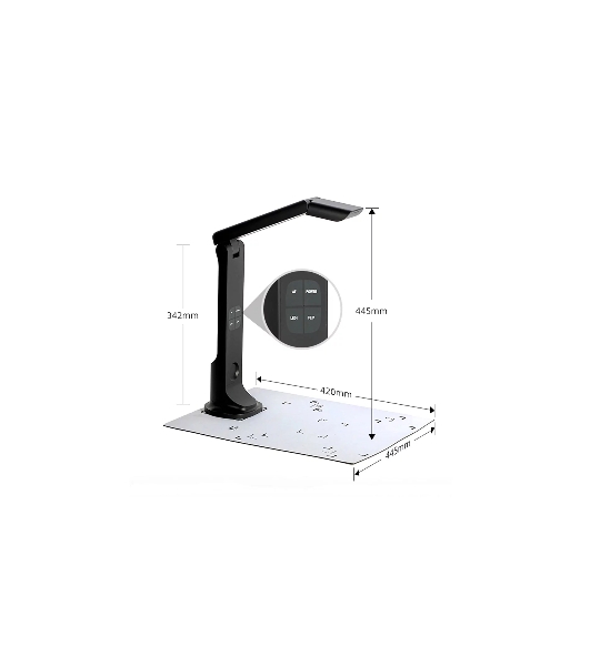 Документ-камера IQBoard [IQView E4510Pro] 13 мегапикселей (разрешение 3264х2448) USB-C, A3 (лицензионный ключ поддерживает только один компьютер)