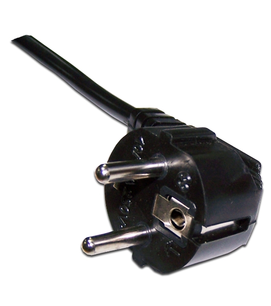 Шнур питания Lanmaster LAN-PP13/SHA-1.5-BK C13-Schuko проводник.:3x0.75мм2 1.5м 220В 10А черный