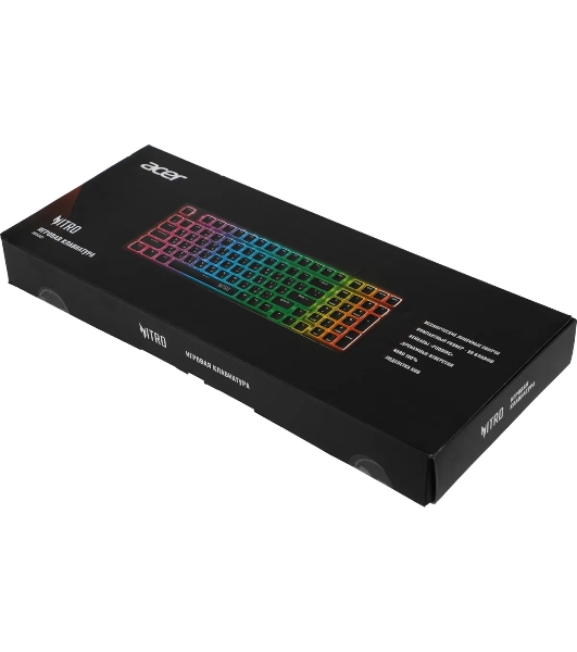 Клавиатура проводная Acer Nitro OKW303, USB, черный