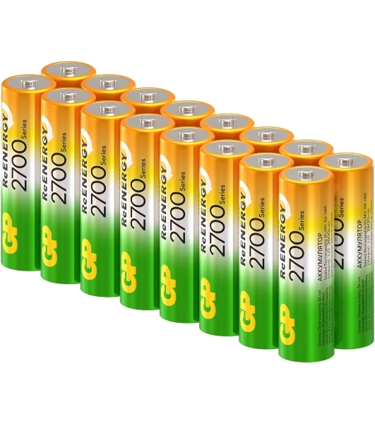 Аккумулятор GP 270AAHCRGY AA NiMH 2700mAh (16шт) спайка