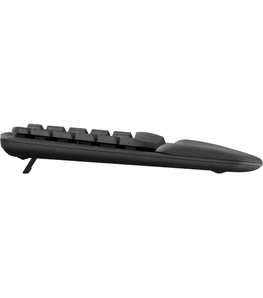 Клавиатура Logitech Wave Keys беспроводная, Bluetooth, радиоканал, серый