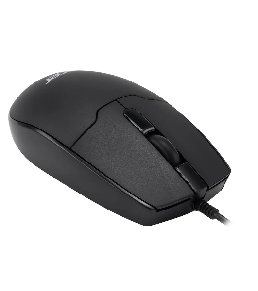 Мышь проводная Acer OMW126 черный, 1200 dpi, USB, кнопки - 3