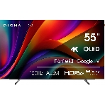 Телевизор Digma 55' Pro 55M черный/серебристый OLED 4K UHD 120Hz Google TV, фото 1