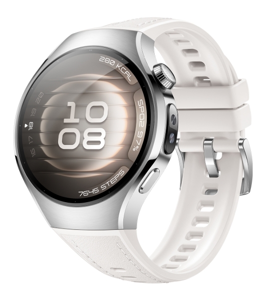 Умные часы Huawei Watch 5 42mm SOC-AL00, 1.5' AMOLED, eSIM, Wi-Fi, Bluetooth 5.2, NFC, WR50, белый